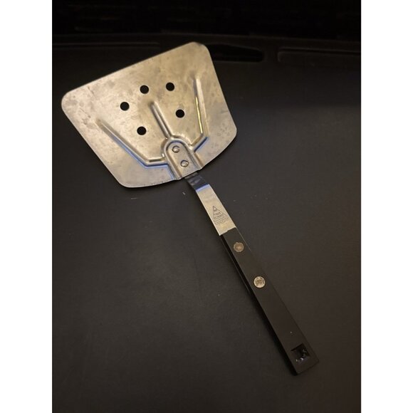 HOUSEHOLD Stainless Steel USA Spatula Turner Flipper 10" Wood Handle - Picture 9 of 16